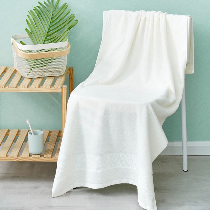 91家纺网 家纺一手货源 找家纺 朴尔家纺-毛巾被 2026新款全棉纯棉32股酒店风麦穗纹加厚毛巾浴巾组合 组合图仅供展示 浴巾70x140cm/条