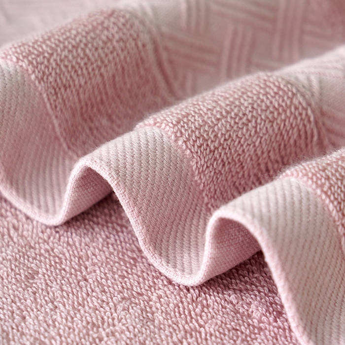 91家纺网 家纺一手货源 找家纺 朴尔家纺-毛巾被 2026新款全棉纯棉32股酒店风麦穗纹加厚毛巾浴巾组合 毛巾-麦穗纹-水红 浴巾70x140cm/条