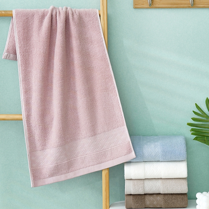 91家纺网 家纺一手货源 找家纺 朴尔家纺-毛巾被 2026新款全棉纯棉32股酒店风麦穗纹加厚毛巾浴巾组合 组合图仅供展示 浴巾70x140cm/条