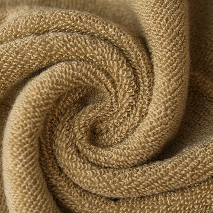 91家纺网 家纺一手货源 找家纺 朴尔家纺-毛巾被 2026新款全棉纯棉32股酒店风迷宫格加厚毛巾浴巾组合 浴巾-迷宫格-落叶黄 浴巾70x140cm/条