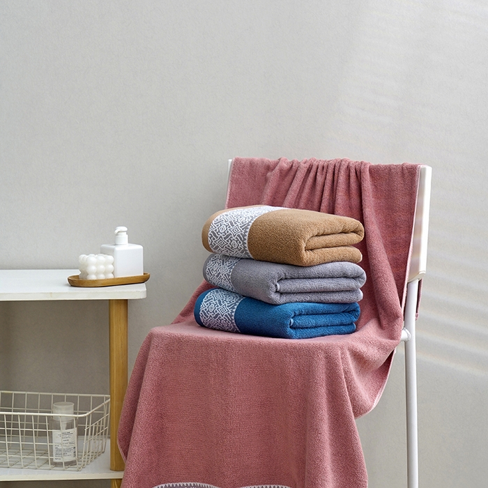 91家纺网 家纺一手货源 找家纺 （总）朴尔家纺-毛巾被 2026新款全棉纯棉32股弱捻浮雕织花加厚毛巾浴巾组合