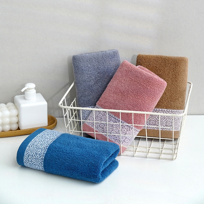 91家纺网 家纺一手货源 找家纺 朴尔家纺-毛巾被 2026新款全棉纯棉32股弱捻浮雕织花加厚毛巾浴巾组合 组合图仅供展示 毛巾35x75cm/条