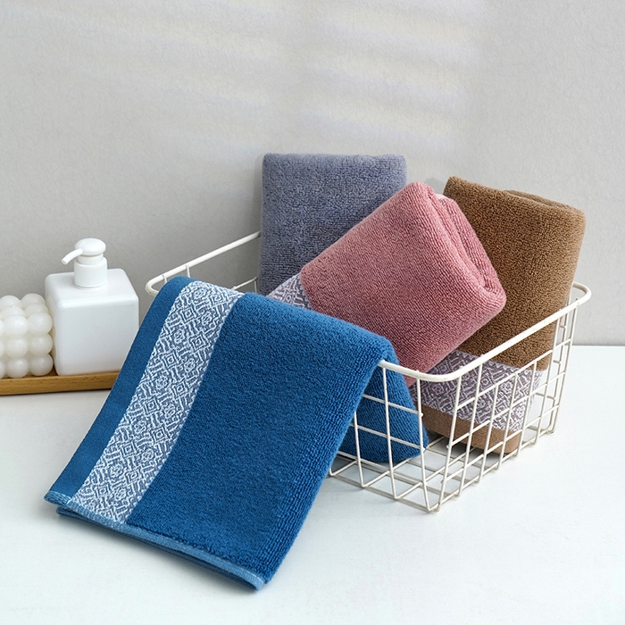 91家纺网 家纺一手货源 找家纺 朴尔家纺-毛巾被 2026新款全棉纯棉32股弱捻浮雕织花加厚毛巾浴巾组合 组合图仅供展示 毛巾35x75cm/条