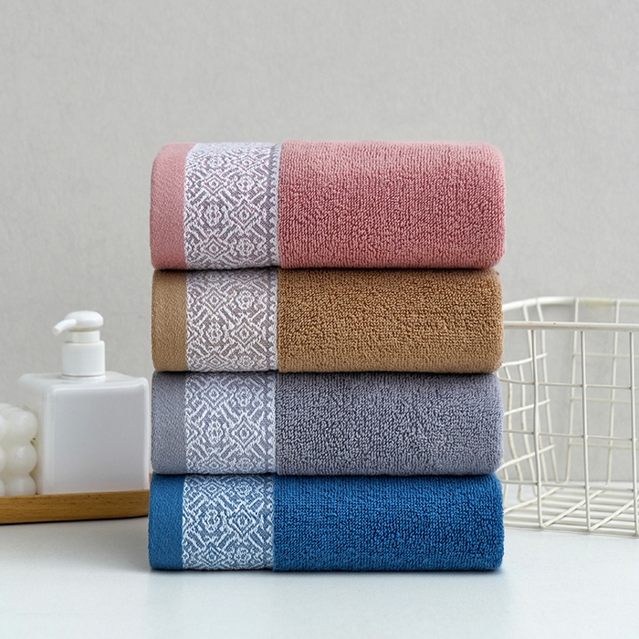 91家纺网 家纺一手货源 找家纺 朴尔家纺-毛巾被 2026新款全棉纯棉32股弱捻浮雕织花加厚毛巾浴巾组合 组合图仅供展示 毛巾35x75cm/条