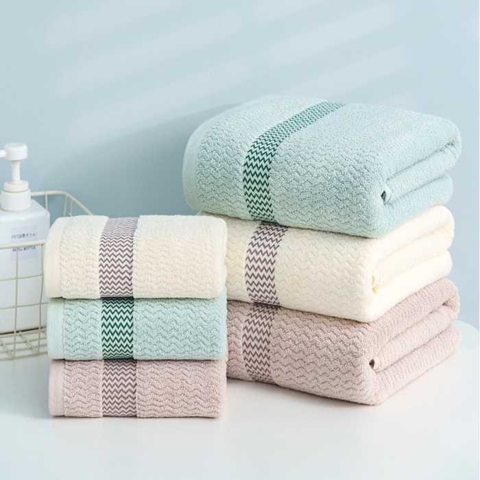 91家纺网 家纺一手货源 找家纺 （总）朴尔家纺-毛巾被 2026新款全棉纯棉32股波浪纹系列毛巾浴巾