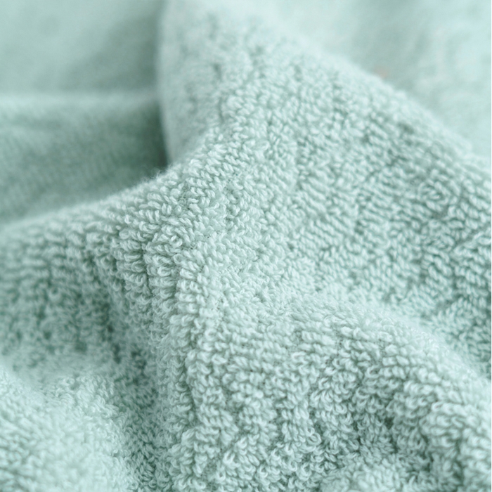 91家纺网 家纺一手货源 找家纺 朴尔家纺-毛巾被 2026新款全棉纯棉32股波浪纹系列毛巾浴巾 毛巾-水绿色 浴巾70x140cm/条