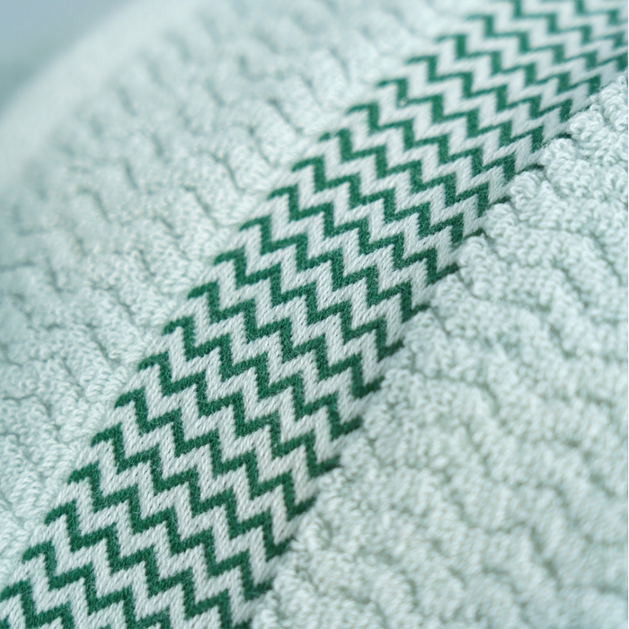 91家纺网 家纺一手货源 找家纺 朴尔家纺-毛巾被 2026新款全棉纯棉32股波浪纹系列毛巾浴巾 毛巾-水绿色 浴巾70x140cm/条