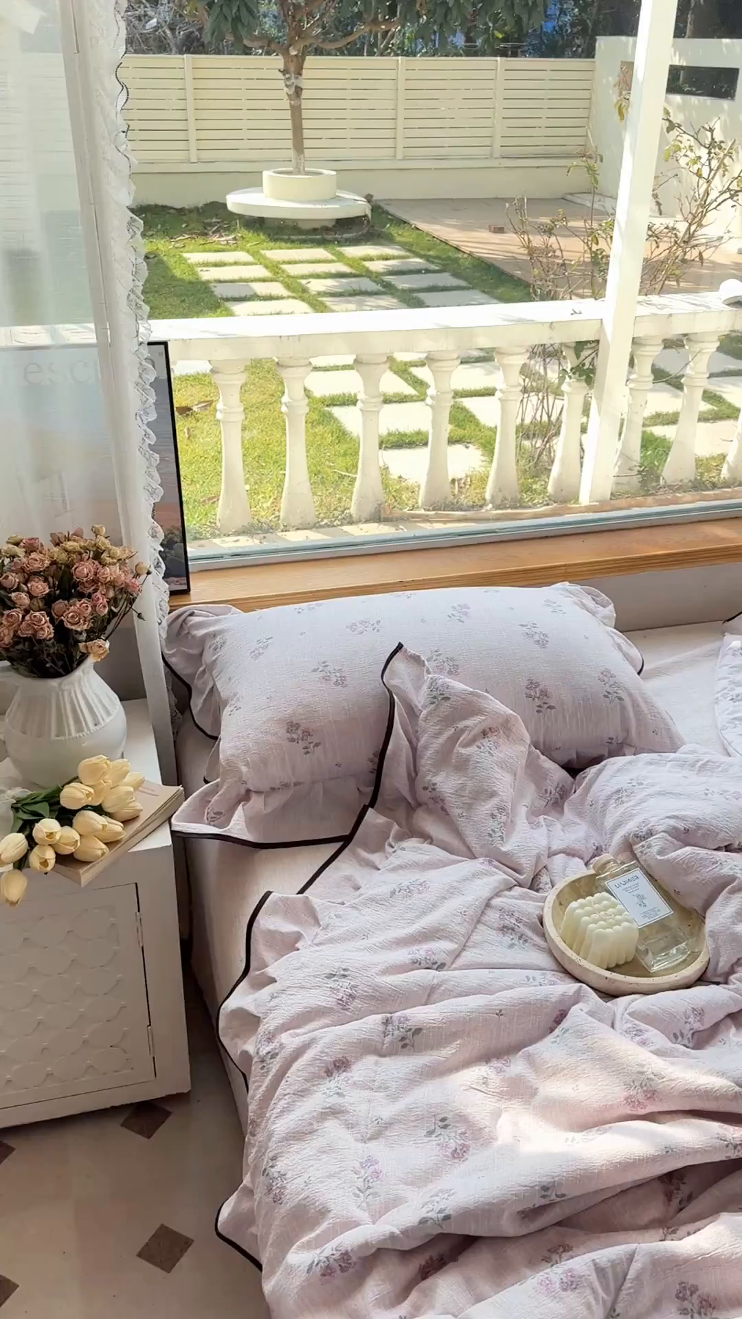 91家纺网 家纺一手货源 找家纺 宝士康家纺 2026新款10A抗菌提花色织花边单夏被/夏被四件套/空调被 樱花绘