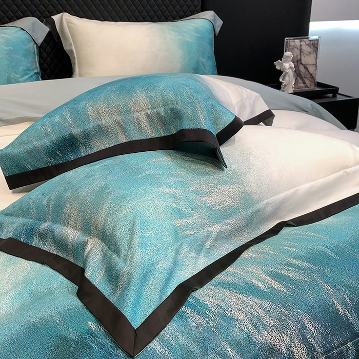 91家纺网 家纺一手货源 找家纺 （总）若未家居 2025新款超细旦天丝棉数码印花四件套-马尔代夫