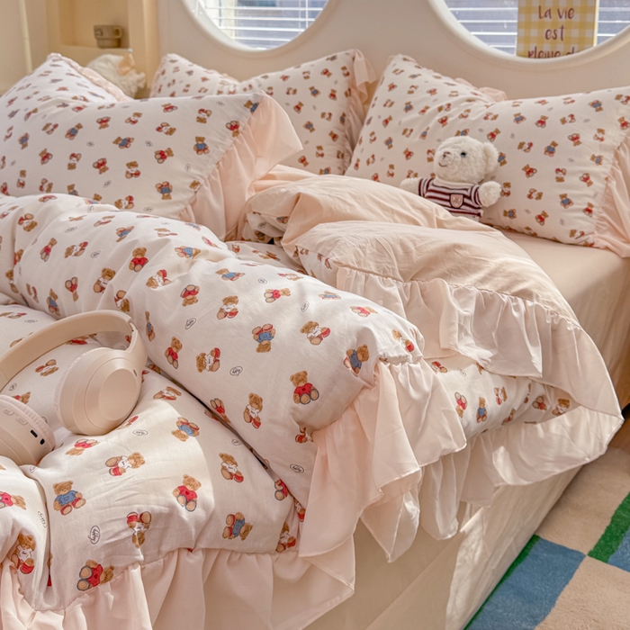 91家纺网 家纺一手货源 找家纺 （总）橘子家 2026新款全棉雪纺四件套