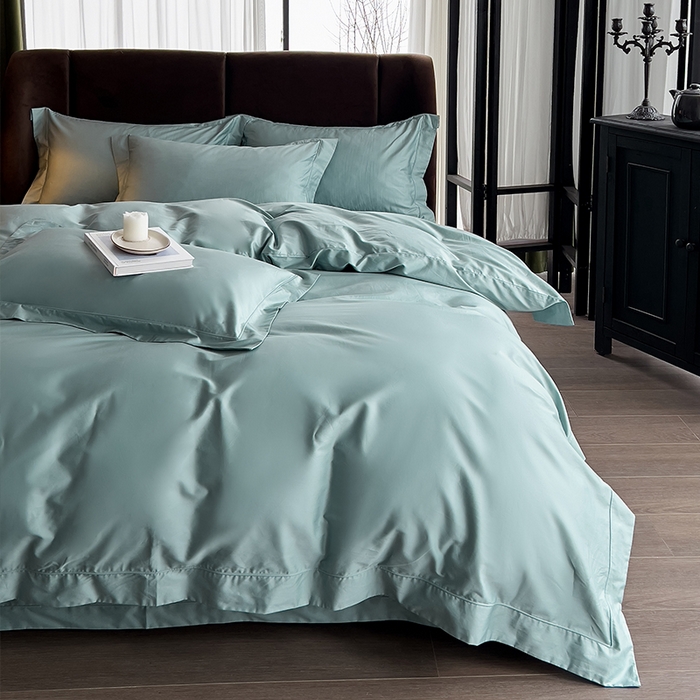 91家纺网 家纺一手货源 找家纺 （总）栩裕纺织 2026新款双股长绒棉纯色单品被套系列-邂逅