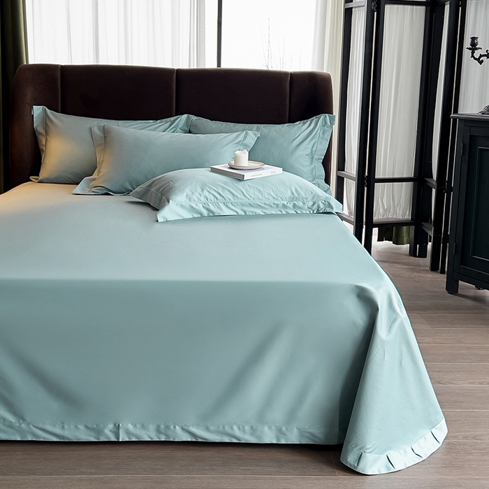 91家纺网 家纺一手货源 找家纺 （总）栩裕纺织 2026新款双股长绒棉纯色单品被套系列-邂逅