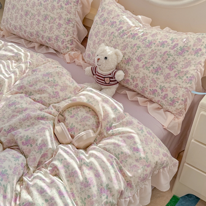 91家纺网 家纺一手货源 找家纺 （总）橘子家 2026新款全棉雪纺四件套