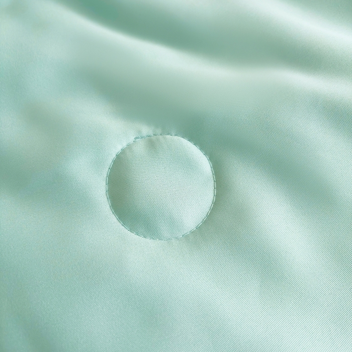 91家纺网 家纺一手货源 找家纺 暖意家纺 2026春夏新款水洗真丝夏被夏凉被空调被四件套 欢乐恐龙-绿