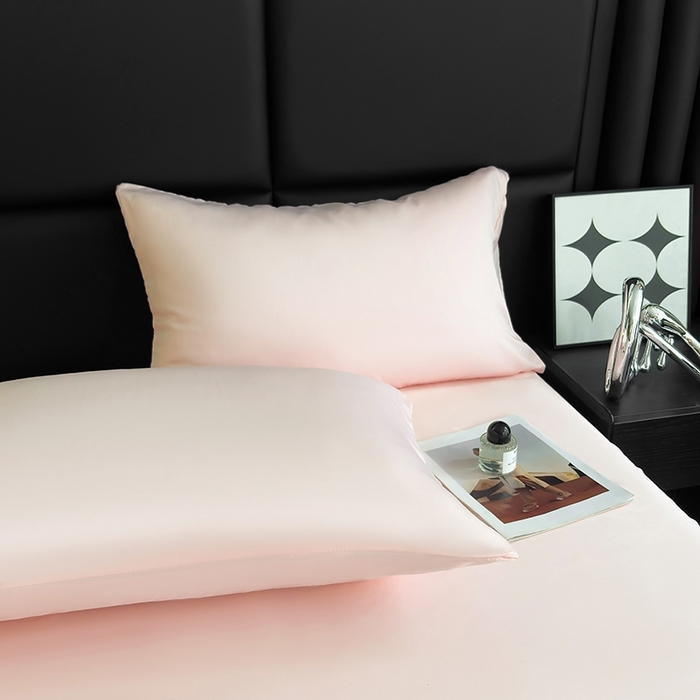 91家纺网 家纺一手货源 找家纺 暖意家纺 2026春夏新款水洗真丝夏被夏凉被空调被四件套 玫瑰花香-粉