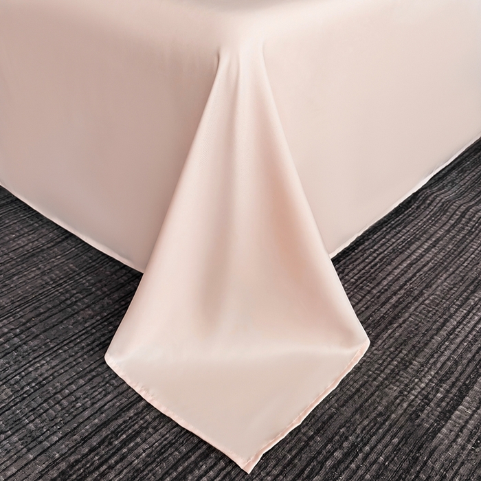 91家纺网 家纺一手货源 找家纺 暖意家纺 2026春夏新款水洗真丝夏被夏凉被空调被四件套 玫瑰花香-粉