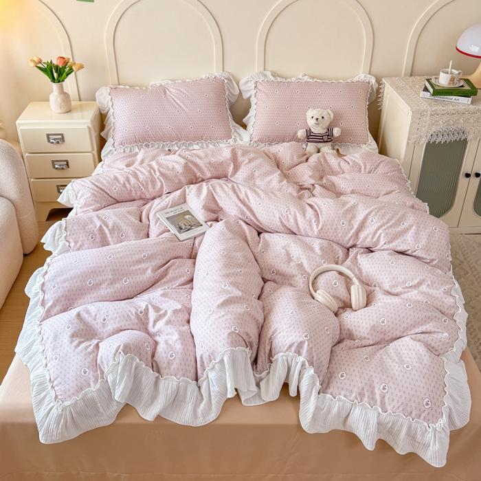 91家纺网 家纺一手货源 找家纺 （总）橘子家 2026新款柔肤棉床单四件套