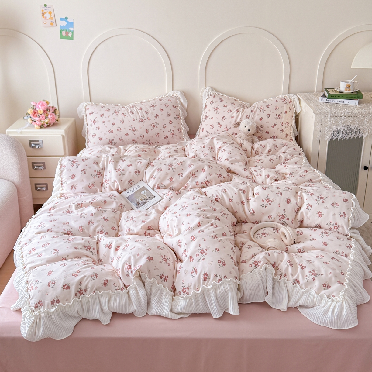 91家纺网 家纺一手货源 找家纺 （总）橘子家 2026新款柔肤棉床单四件套