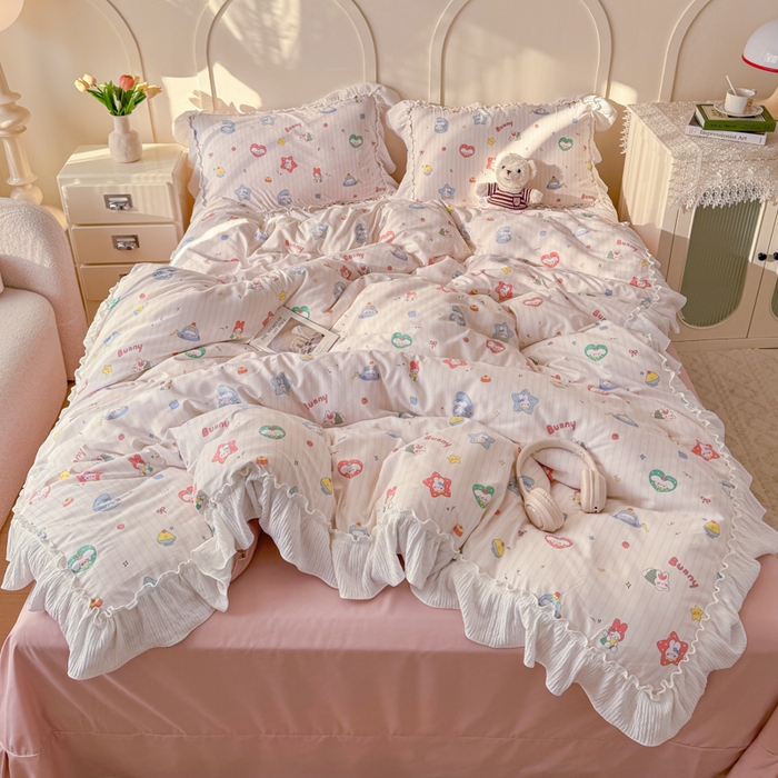 91家纺网 家纺一手货源 找家纺 （总）橘子家 2026新款柔肤棉床单四件套