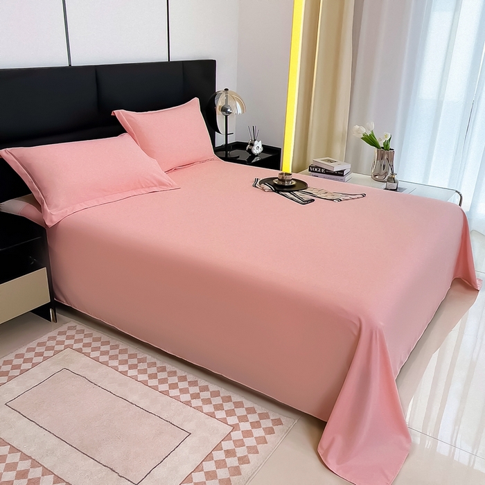 91家纺网 家纺一手货源 找家纺 （总）宇淳国际 2026新款纯色舒适亲肤芦荟棉水洗棉单床单