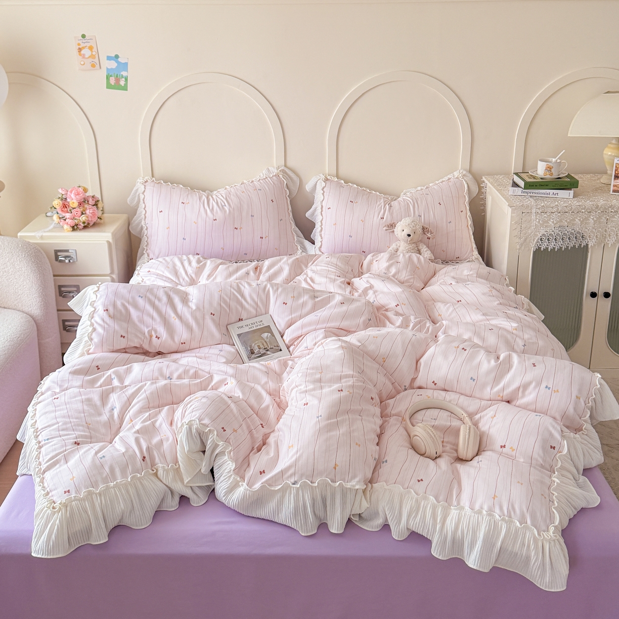 91家纺网 家纺一手货源 找家纺 （总）橘子家 2026新款柔肤棉床单四件套