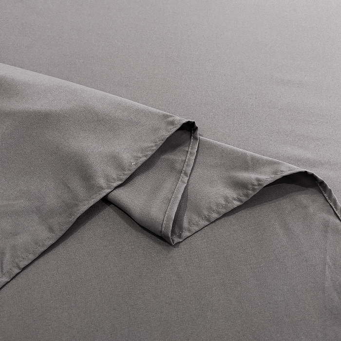 91家纺网 家纺一手货源 找家纺 宇淳国际 2026新款纯色舒适亲肤芦荟棉水洗棉单床单 深灰