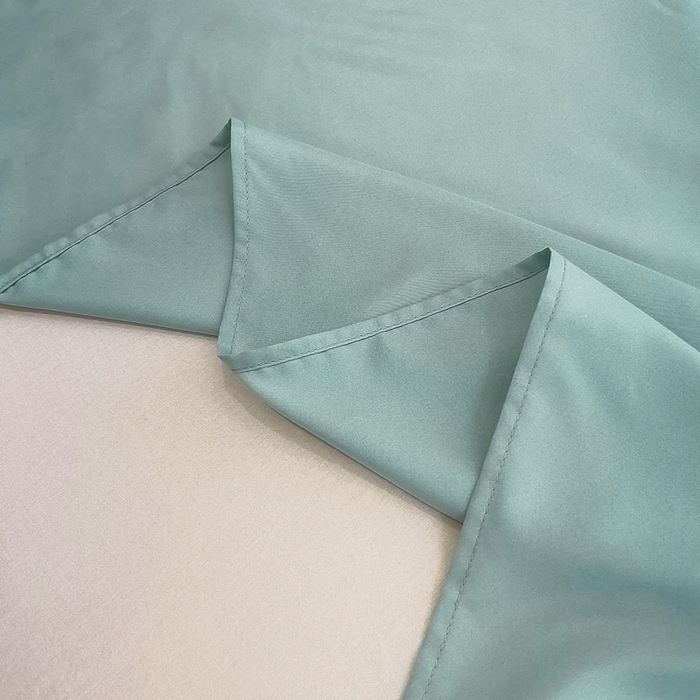 91家纺网 家纺一手货源 找家纺 宇淳国际 2026新款纯色舒适亲肤芦荟棉水洗棉单床单 水绿