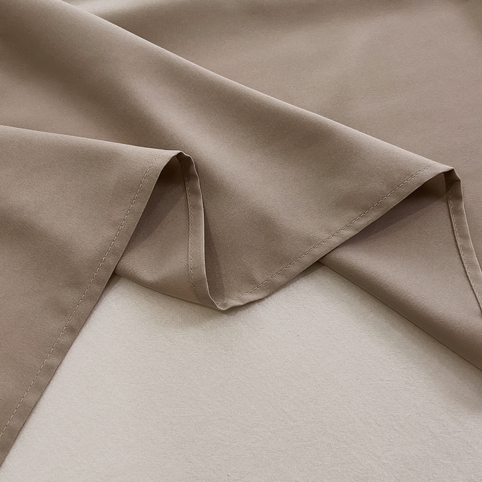 91家纺网 家纺一手货源 找家纺 宇淳国际 2026新款纯色舒适亲肤芦荟棉水洗棉单床单 卡其