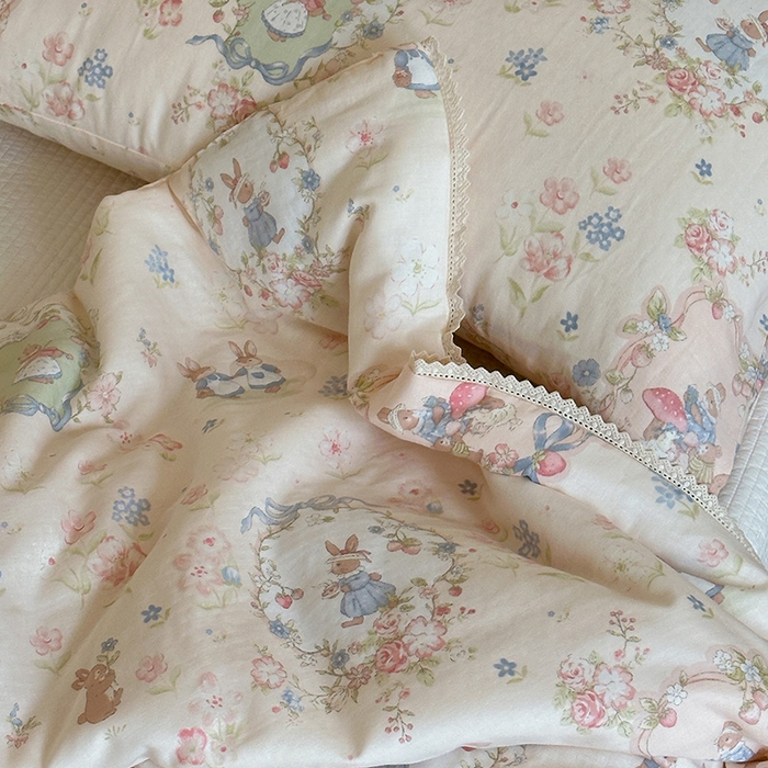 91家纺网 家纺一手货源 找家纺 （总）一加一 2026新款全棉双层纱印花凉感夏被-云纱织梦