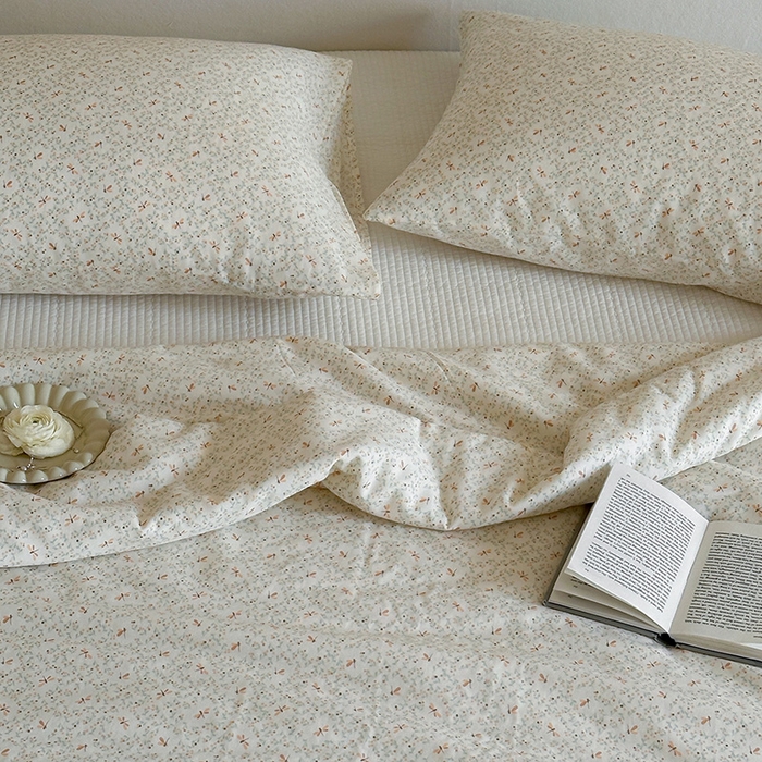 91家纺网 家纺一手货源 找家纺 一加一 2026新款全棉双层纱印花凉感夏被-云纱织梦 千野