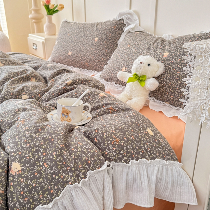 91家纺网 家纺一手货源 找家纺 （总）橘子家 2026新款柔肤棉床单四件套