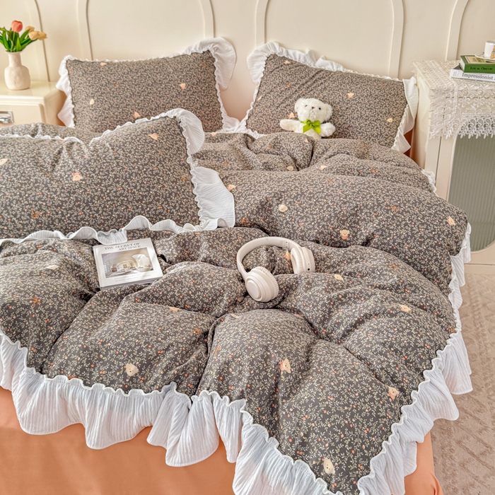 91家纺网 家纺一手货源 找家纺 （总）橘子家 2026新款柔肤棉床单四件套