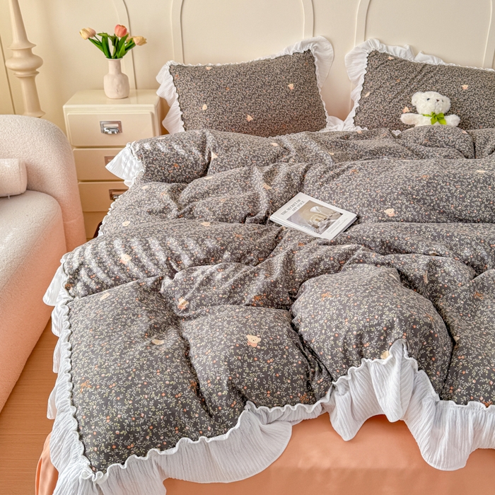 91家纺网 家纺一手货源 找家纺 （总）橘子家 2026新款柔肤棉床单四件套