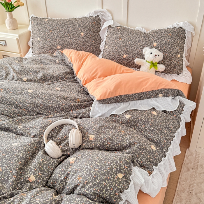 91家纺网 家纺一手货源 找家纺 （总）橘子家 2026新款柔肤棉床单四件套