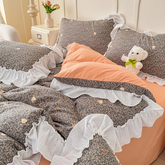 91家纺网 家纺一手货源 找家纺 （总）橘子家 2026新款柔肤棉床单四件套