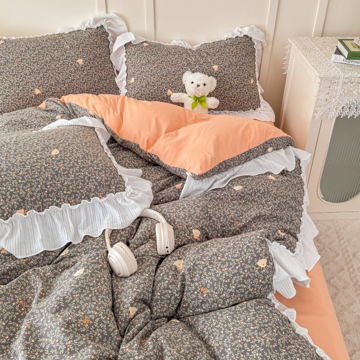 91家纺网 家纺一手货源 找家纺 （总）橘子家 2026新款柔肤棉床单四件套