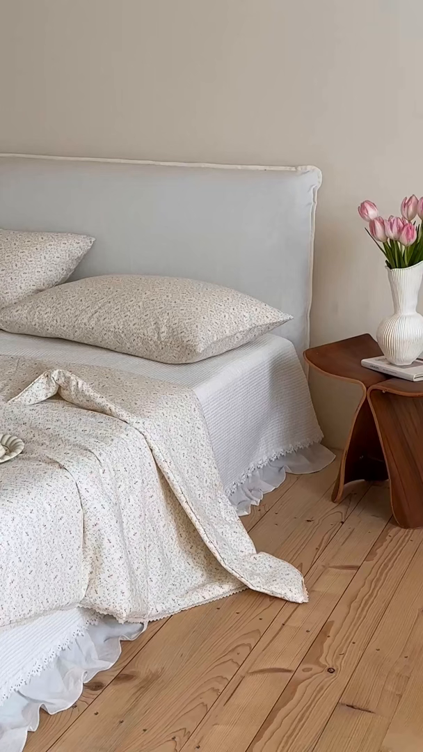 91家纺网 家纺一手货源 找家纺 一加一 2026新款全棉双层纱印花凉感夏被-云纱织梦 千野