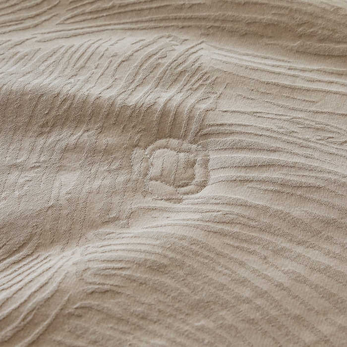 91家纺网 家纺一手货源 找家纺 （总）一加一 2026新款全棉提花级简松弛大豆夏被-素棉云皱