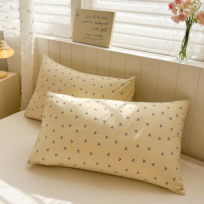 91家纺网 家纺一手货源 找家纺 一加一 2026新款全棉小花边碎花大豆夏被-棉云花畔 椿樱