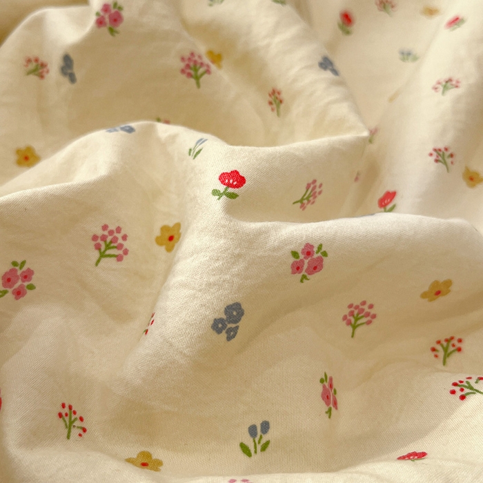 91家纺网 家纺一手货源 找家纺 一加一 2026新款全棉小花边碎花大豆夏被-棉云花畔 茉语