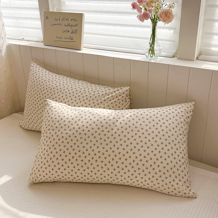 91家纺网 家纺一手货源 找家纺 一加一 2026新款全棉小花边碎花大豆夏被-棉云花畔 十里蔷薇