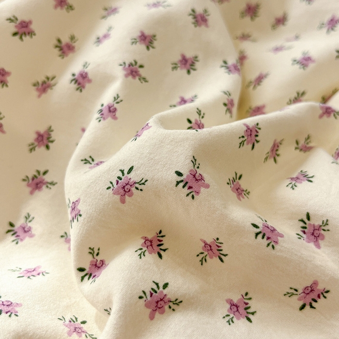 91家纺网 家纺一手货源 找家纺 一加一 2026新款全棉小花边碎花大豆夏被-棉云花畔 十里蔷薇