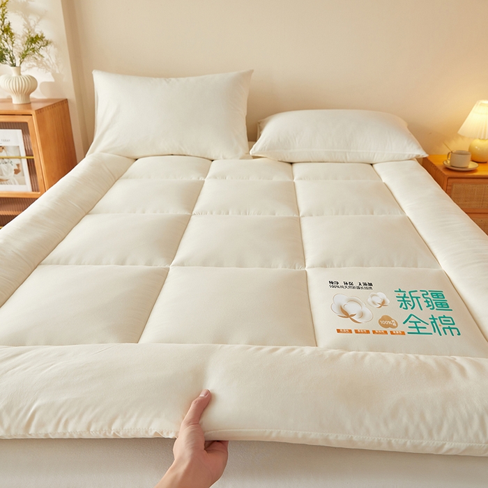 91家纺网 家纺一手货源 找家纺 （总）蓝冰家纺 2026春夏新款新疆棉花床褥床垫