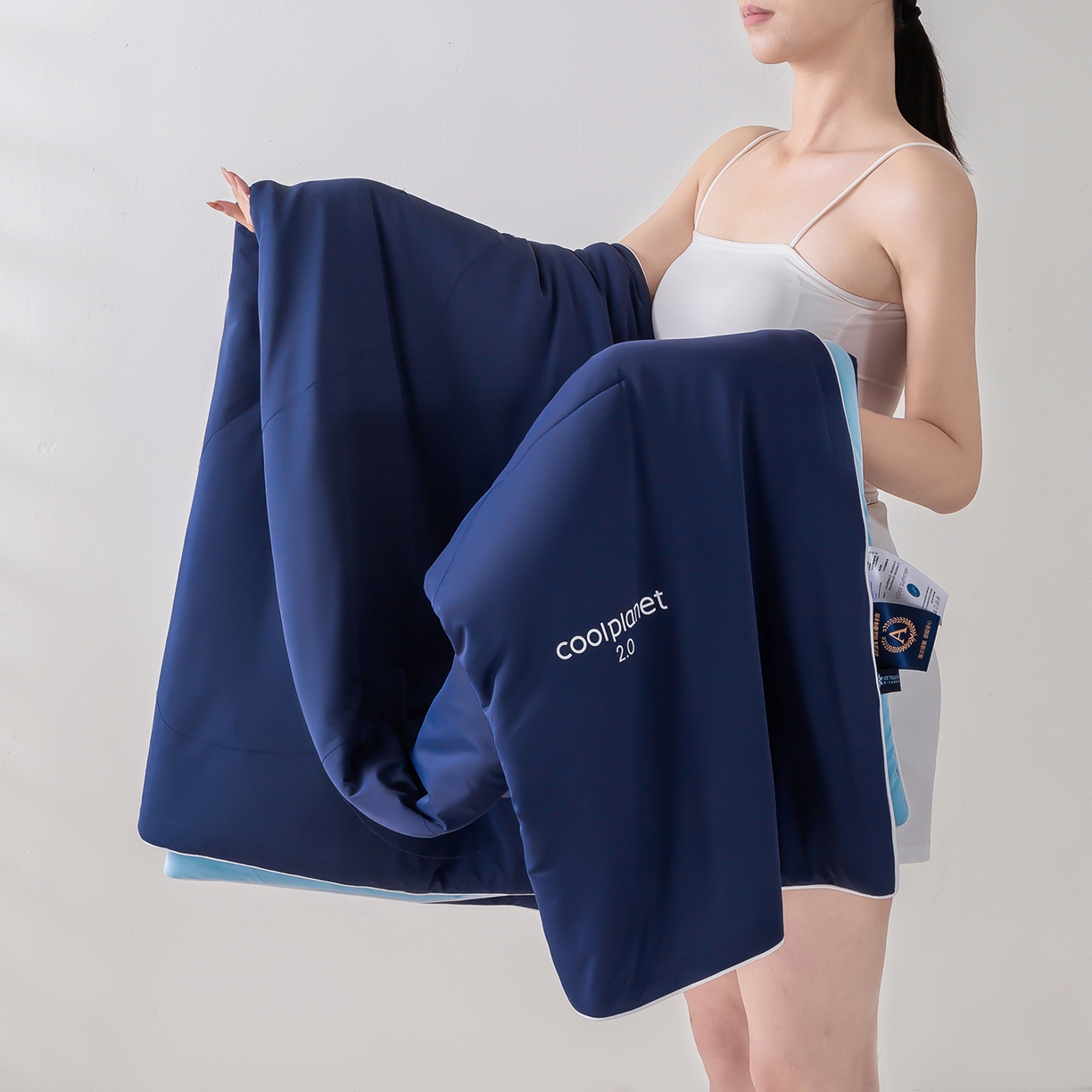 91家纺网 家纺一手货源 找家纺 （总）眠势力 2026春夏新款锦氨凉感夏被深度睡眠夏凉被被子被芯冰淇淋空调被