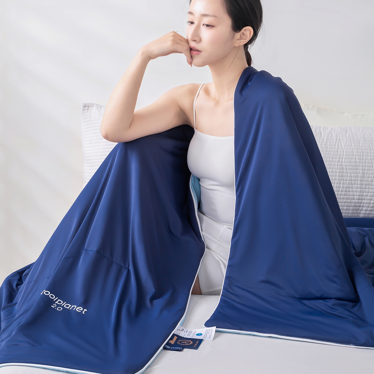 91家纺网 家纺一手货源 找家纺 （总）眠势力 2026春夏新款锦氨凉感夏被深度睡眠夏凉被被子被芯冰淇淋空调被