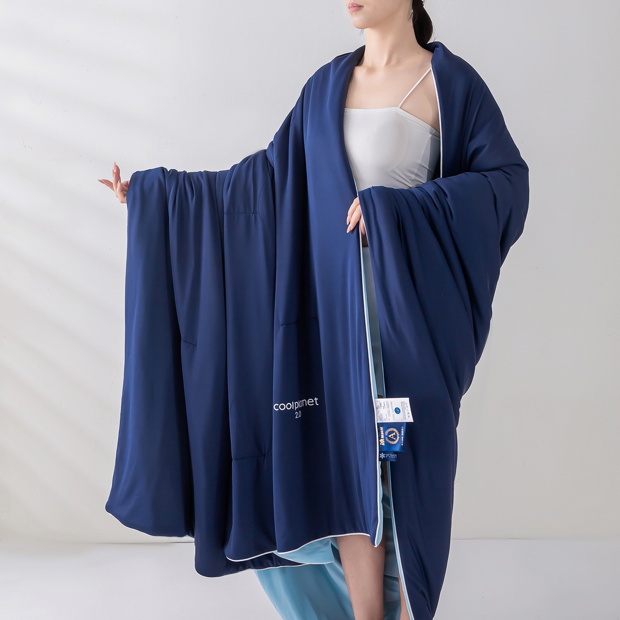 91家纺网 家纺一手货源 找家纺 （总）眠势力 2026春夏新款锦氨凉感夏被深度睡眠夏凉被被子被芯冰淇淋空调被