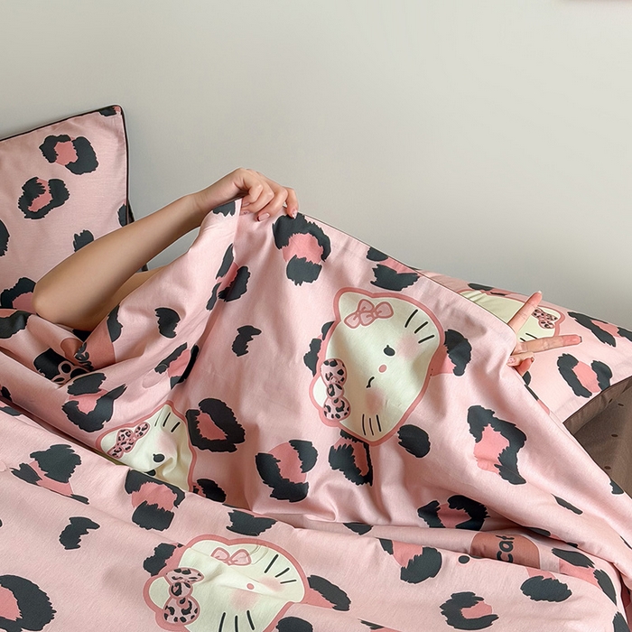 91家纺网 家纺一手货源 找家纺 （总）一加一 2026新款全棉印花KT大豆夏被-云朵抱抱KT