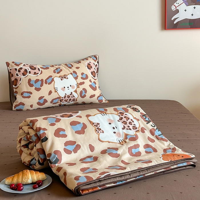 一加一 2026新款全棉印花KT大豆夏被-云朵抱抱KT 狂野KT