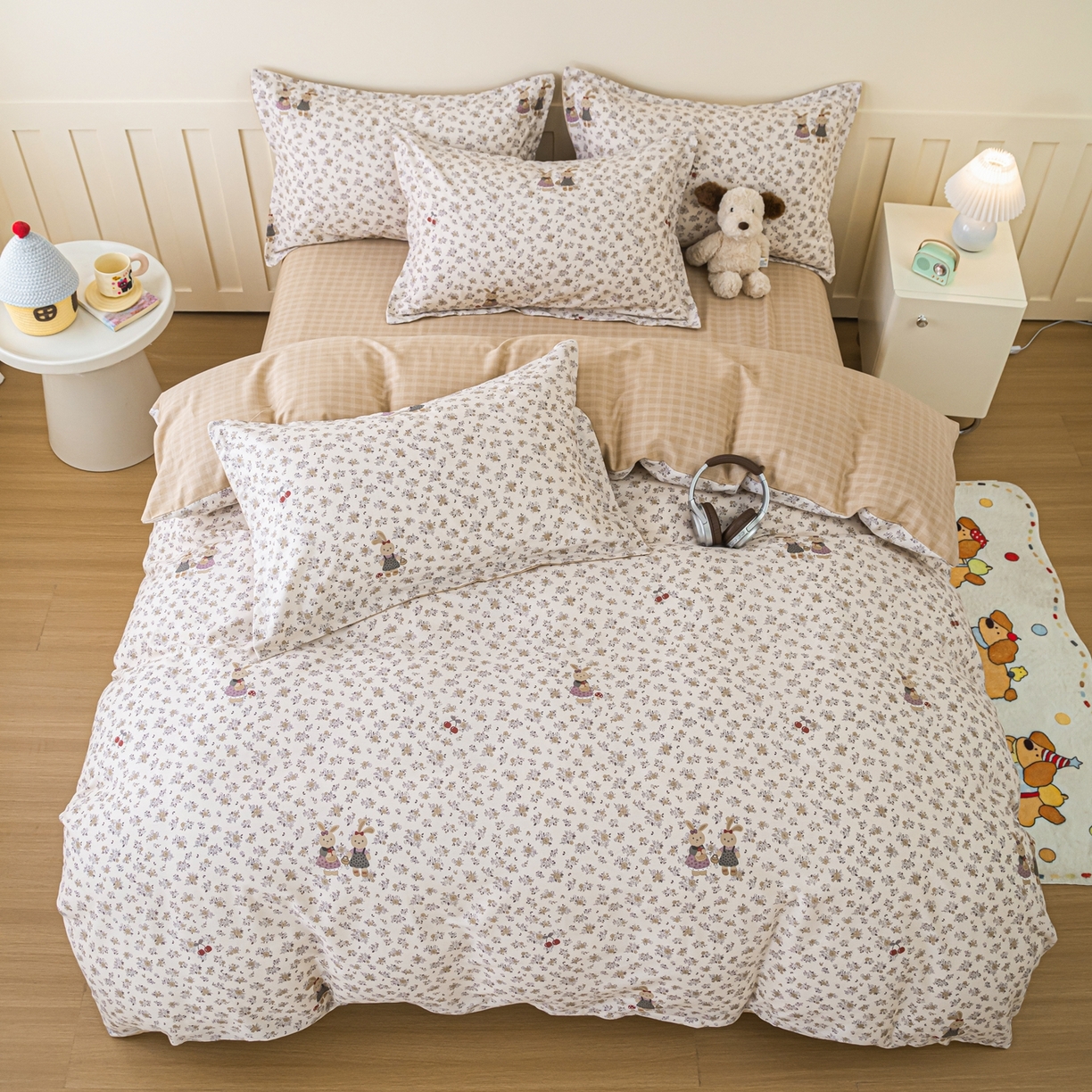 91家纺网 家纺一手货源 找家纺 （总）梦纤绒 2026新款全棉纯棉印花四件套