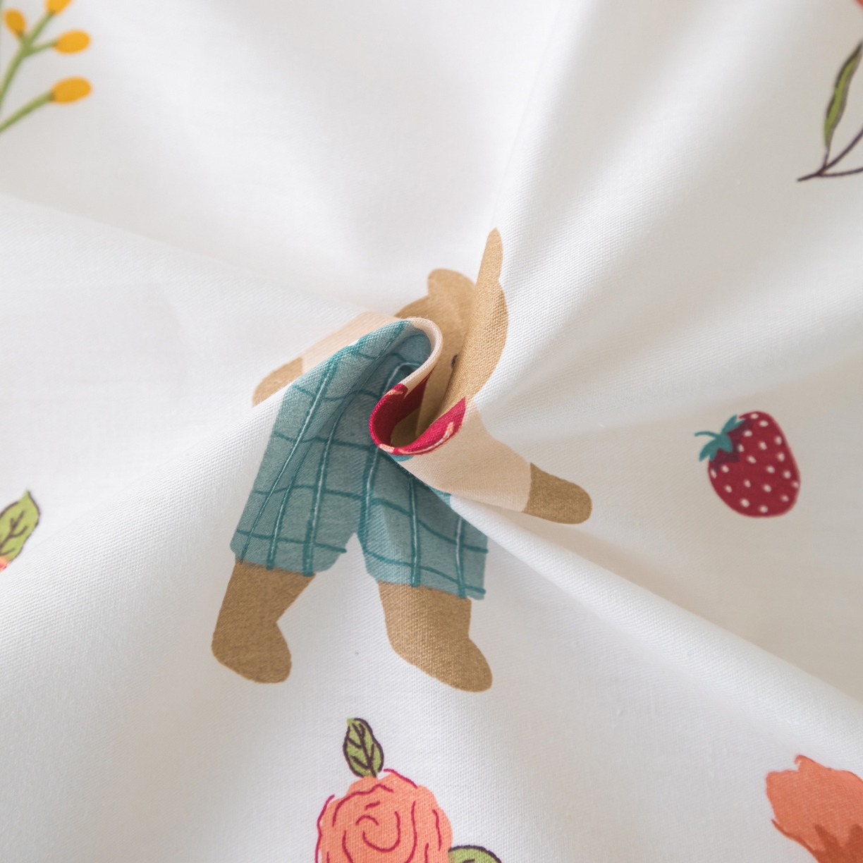 91家纺网 家纺一手货源 找家纺 梦纤绒 2026新款全棉纯棉印花四件套 花海小宠